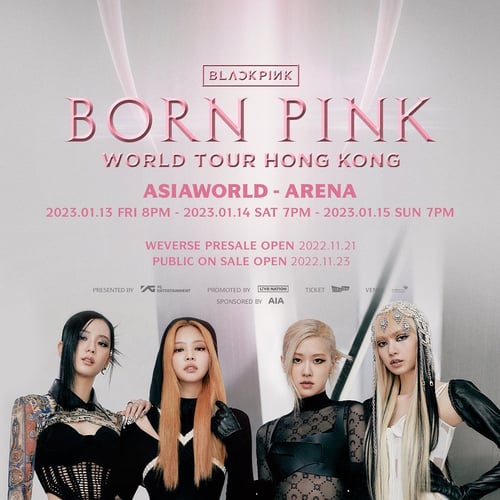 BLACKPINK演唱會 海報