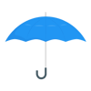 Topic=Misc Spot Illustration, Type=Umbrella, Color=Blue