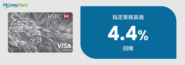 HSBC匯豐白金Visa卡
