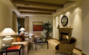 Cozy Living Room In House