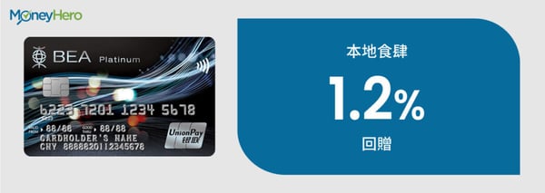 東亞銀行銀聯雙幣白金信用卡 銀聯