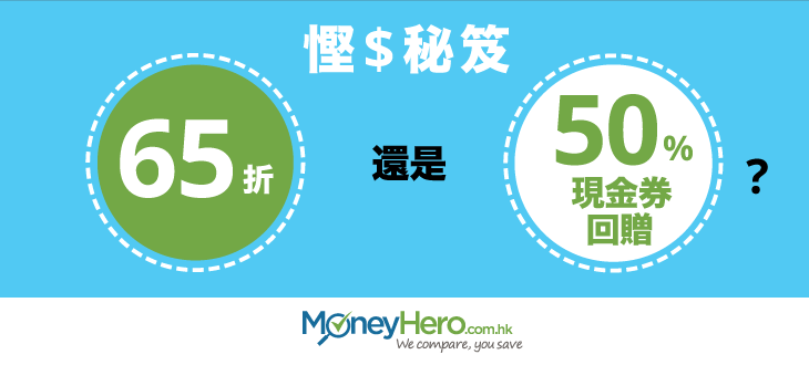post_慳錢秘笈要65折還是50現金回贈_blog1
